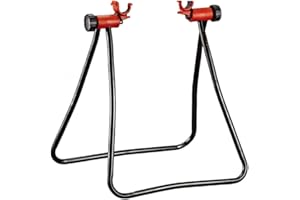 Bike Repair Stand, Foldable Bike Stand for Maintenance, Aluminum Floor Portable Height Adjustable for Indoor Outdoor Use
