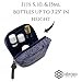 6-bottle Essential Oil Carrying Case (5ml,10ml,15ml) for doTERRA, Young Living Bottles for Aromatherapy Travel or Storage (Midnight Blue)