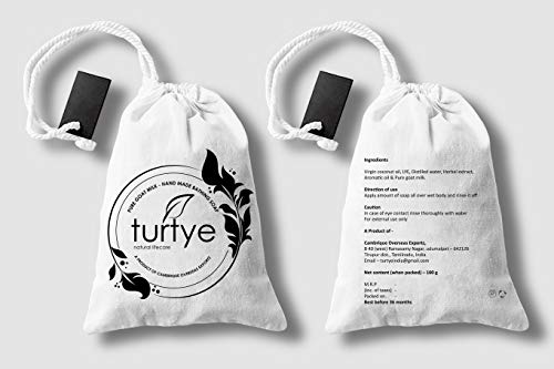 Turtye Pure Goat Milk Handcrafted Bathing Bar Soap (100 Grams)