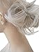 New Style Hair Extension Scrunchie Up Do Down Do Spiky Twister (Silver Grey Mix) Synthetic