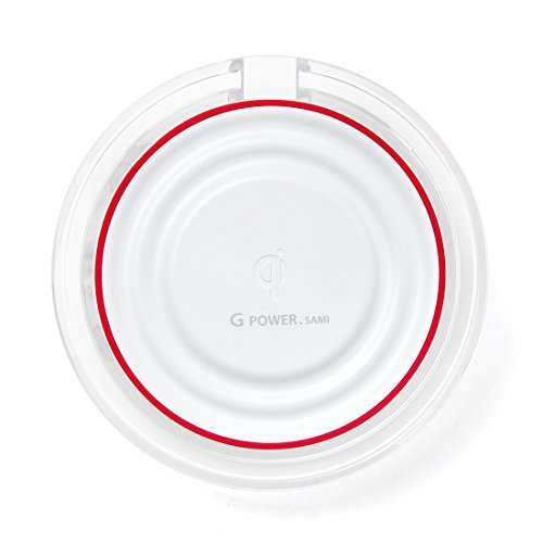 Wireless Charger, [G power] Premium Qi Wireless Charger for Galaxy S7, S7 Edge, S6, S6 Edge Plus, Note 5, Nexus 5/6/7, Moto Droid, Other device supporting Qi, [Air Flow] Patent Applied