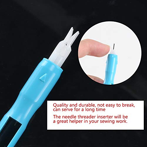 image for ManYee 3pcs Sewing Needle Inserter Machine Needle Threader Inserter Ma