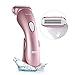 Frcolor Women Electric Shaver, Ladies Electric Razors Body Hair Removal Epilator Cordless Waterproof Bikini Trimmer, Wet or Dry Shaver