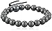 Amazon Collection Hematite Beaded Stretch Bracelet, 7