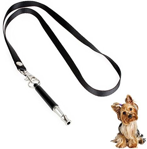 COOSI Dog Whistle to Stop Barking, Adjustable Pitch Ultrasonic training tool Silent Bark Control for Dogs- Pack of 1 PCS Whistles with 1 Free Lanyard Strap
