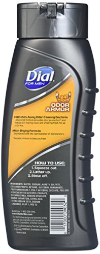 Dial Men's Odor Armor Body Wash, 16 Fluid Ounces (Pack of 2) - //coolthings.us
