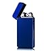 FORHU Windproof Flameless Electronic Pulse Arc Cigarette Lighter USB Rechargeable (Blue ice)