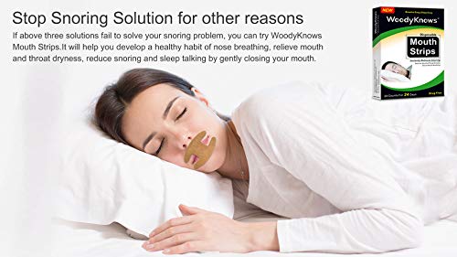 WoodyKnows Side Sleeping Backpack Anti-Snoring Adjustable Pillow, Solution to Tongue Snoring, Stop Snoring Caused by Lying on The Back, Alternative to Mouthpiece (Backpack + Mouth Strips, Bust<40 in) - Thumbnail 3