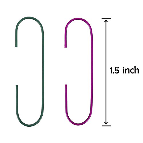 Bullet Face 100ct Holiday Ornament Hooks Christmas Tree Decorating Hangers - Metal Wire (Green & Pink)