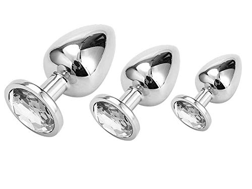 Z-one-1-3Pcs-Set-Set-per-principianti-in-metallo-Set-di-gioielli-in-cristallo-per-coppia-di-donne-bianco