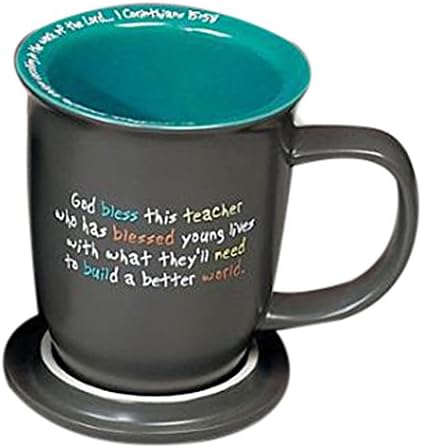 This Teacher Needs Coffee 16 Oz Insulated Travel Coffee Tumbler Plus Inspirational Blessing Card Travel Mugs Tumblers