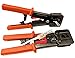 Platinum Connector professional heavy duty crimp tools: Pass-Through crimper makes UTP/FTP Cable connector assembly much easier and rock solid