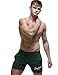 SEOBEAN Mens Low Rise Sports Soft Running Training Short Pants (Large/31-33 Inch, 2792 Green)