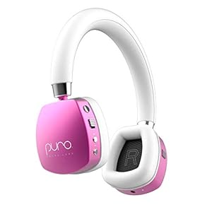 Puro-Sound-Labs-PuroQuiets-Over-Ear-ANC-Headphones-for-KidsTeensChildren-Wireless-Bluetooth-Earphones-Volume-Limiting-Noise-Isolation-Microphone-for-Learning-Travel-Hot-Pink Puro Sound Labs PQ On-Ear Active Noise Canceling Bluetooth Headphones for Kids- Safer Headphones for kids- Lightweight…