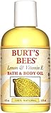 Burt's Bees 100% Natural Lemon and Vitamin E Body and Bath Oil - 4 Ounce Bottle