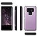 TORU CX PRO Case for Galaxy Note 9, with Card Holder | Slim Protective Cover with Hidden Credit Cards Wallet Flip Slot Compartment Kickstand | Include Mirror, Strap, USB Adapter - Purple