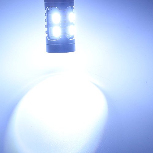 GLL 1157 BAY15D 5730 20 SMD Amber/White Switchback Turn Signal LED Light Bulbs 3.8W 12V LED Super Bright 600 Lumens 6000-6500K Brake Light Lamp (Pack of 2)