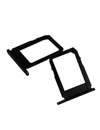 alovexiong para HTC Pixel Pixel XL soporte de tarjeta SIM ranura bandeja contenedor, soporte para reparación Piezas de repuesto (Negro)
