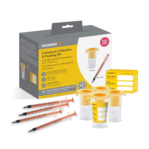 Medela Colostrum Collection and Feeding Kit, Includes Colostrum Collectors and…