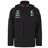 Mercedes AMG F1 Team Rain Jacket Black Official 2018