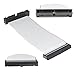 RIITOP IDE Extension Cable Male to Female 40PIN IDE Ribbon Cord for 3.5inch PATA HDD 15cm (6inch, 2Pack)