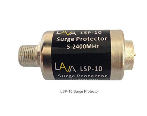 LAVA Cable TV In-Line Coaxial Surge Protector