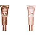 L’Oréal Paris Lumi Glotion Deep and Light Bundle, Highlighter and Bronzer For Radiant Glow, Pack of 2
