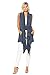 Annabelle Women's Draped Vest Knit Sleeveless Cardigan With Side Pockets