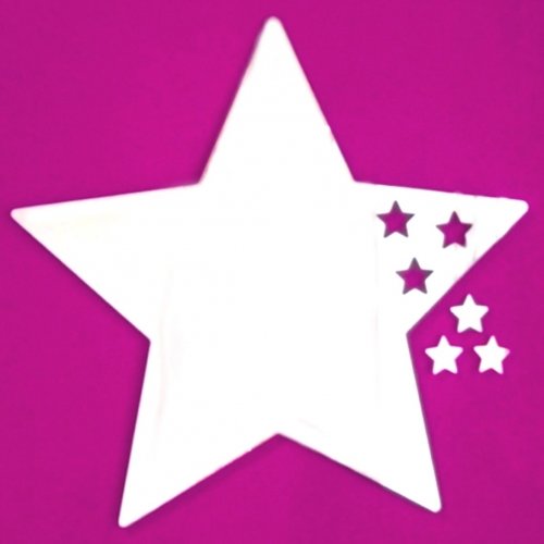 Super Cool Creations Stars out of Star Mirrors - 45cm x 42cm