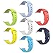 Otmake for Apple Watch Band Series 1 Series 2 7Pack Soft Sport Style Replacement iWatch Strap