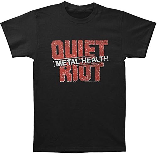 Quiet Riot Men's Quiet Riot Slim Fit T-shirt Medium Black