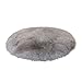 SMYTShop Deluxe Soft Faux Sheepskin Chair Cover Seat Pad Plain Shaggy Area Rugs for Bedroom Sofa Floor 11.8 inch by 11.8 inch (Gray)