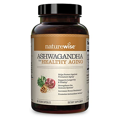 NatureWise Ashwagandha for Healthy Aging, Organic KSM66 Ashwagandha