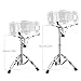 Snare Drum Stand Lightweight Double Braced Adjustable Height with Carrying Bag Fit 10