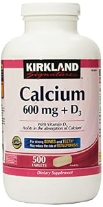 Image of Kirkland Signature Calcium, 600 mg+D3, 500-Count Tablets