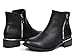 DREAM PAIRS MILANO Women's Fashion Winter Fur Interior Side Zipper Outdoor Riding Boots Booties