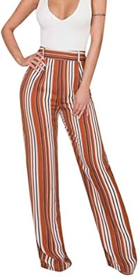 striped flowy trousers