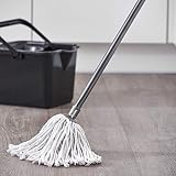 Addis Cotton Mop Set with Recycled Cotton 3-Piece Handle & Spare Head view 4