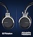 Active Noise Cancelling Bluetooth Headphones, Ausdom ANC8 Over Ear Wireless Headphones Wired Headsets with Microphone, 30H Playtime Comfortable for Travel Work TV PC Computer Cellphone Music – Black