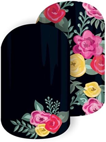 Jamberry Nail Wraps~Corona De Flores~Half Sheet (+Bonus Accent Sheet)