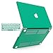 IBENZER Compatible with MacBook Pro 13 Inch Case 2015 2014 2013 end 2012 A1502 A1425, Hard Shell Case with Keyboard Cover for Old Version Apple Mac Pro Retina 13, Peacock Green, R13LMGN+1