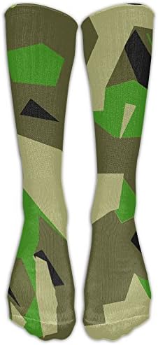 Camouflage Compression Thin Cotton Elasticity Fun Colors Unique Fashion Men Women Compression Socks Knee Socks For Running Date Halloween Thanksgiving Christmas