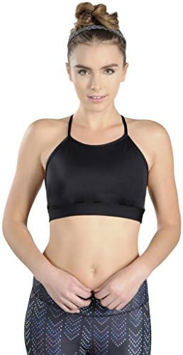 Jala Clothing Women's Lattice Bra (Small, Black)