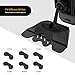 IPOW Car Phone Mount Holder CD Phone Mount Holder for Car Auto-Release Fit Various Slots 6 Rubber Pads Hand Free Phone Holder