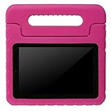 BMOUO Samsung Galaxy Tab 3 Lite 7.0 inch Kids Case - Shock Proof Case Light Weight Kids Case Super Protection Cover Handle Stand Case for Children for Samsung Galaxy Tab 3 Lite 7-Inch Tablet - Rose