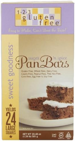 123 Gluten Free Pan Bar Mix Wheat And Gluten Free, 20.48 oz