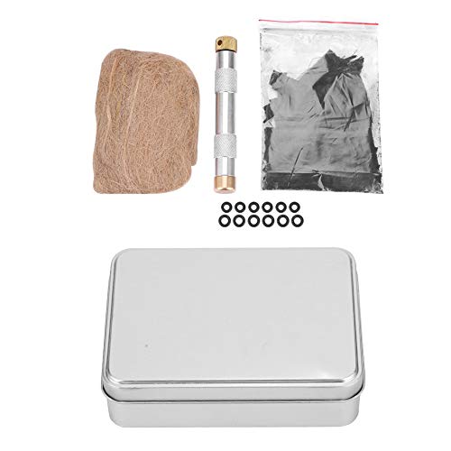 Fire Starting Tool, Durable Metal Fire Starter Tool Piston Survival Supplies for Outdoor Camping Exploring