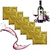 Vodolo (Set of 10) Wine Bottle Stopper - Wine Protector Air Vacuum Stoppers Beverage Bottle Stoppers Reusable Wine Bottle Sealers Food Grade Latex & Air-Tight Grip To Keep Wine Fresh, Black