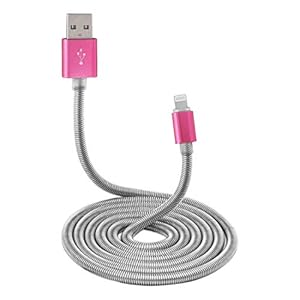 PTron Falcon USB 1.5A Data Cable – 3.2 Feet (1 Meter) – (Pink)