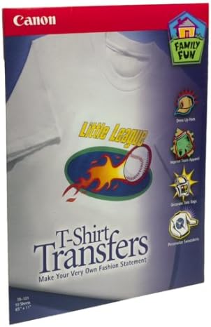 canon iron on transfer paper